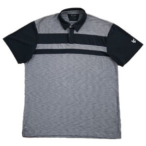 OGIO Ace Collection Gray & Black Golf Polo Shirt